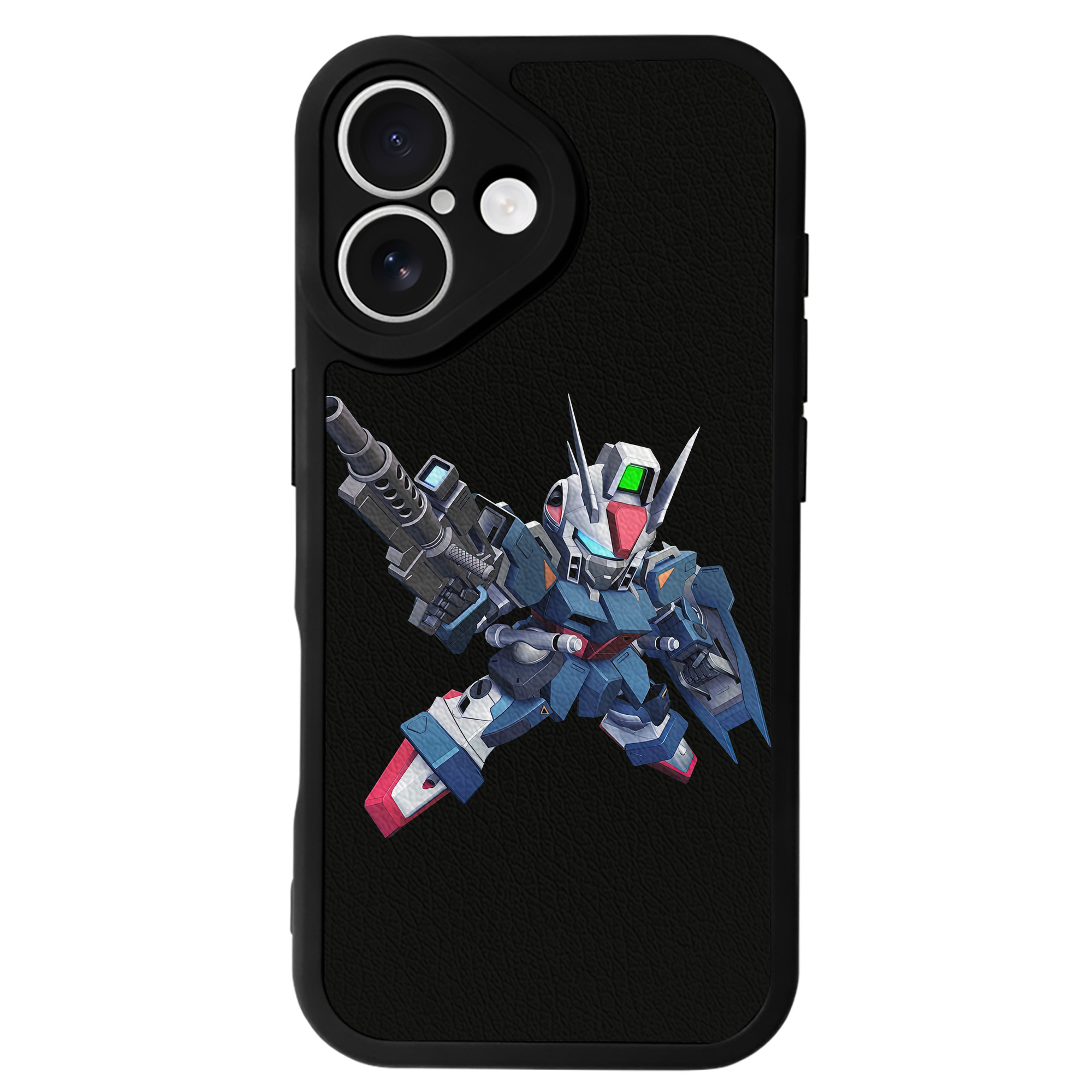 （画像用） 機動戦士ガンダム Mobile Suit Gundam 【iPhone 16シリーズ対応】シリコンスマホケース（レザー調） 材質：シリコン